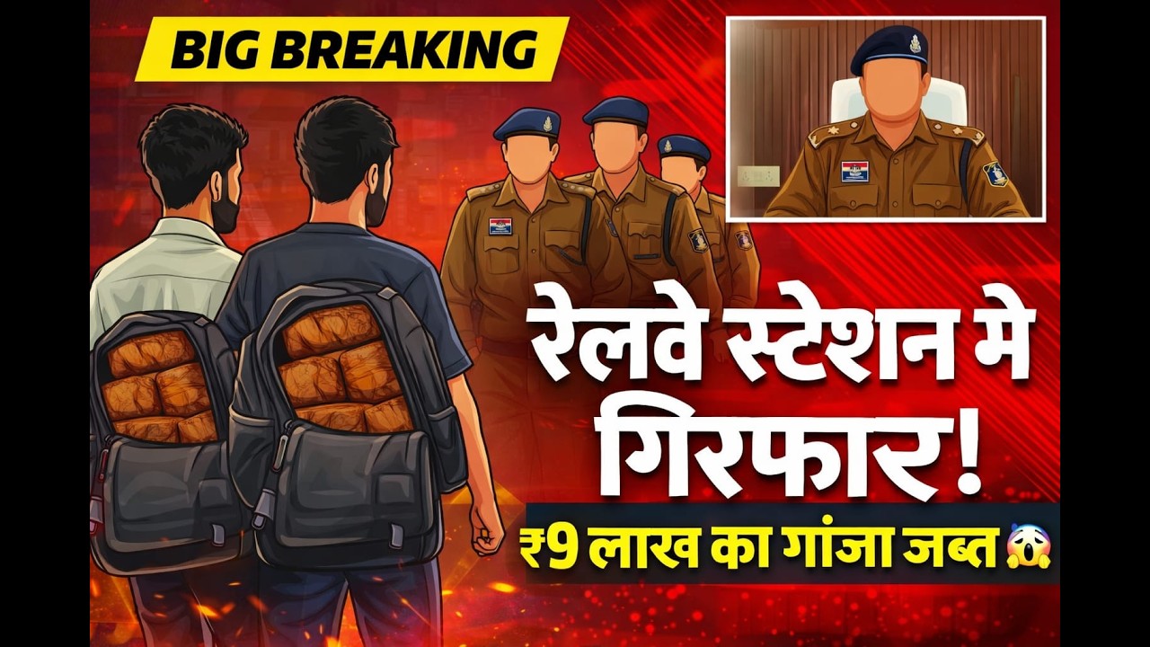 Raipur में गांजा तस्करी का भंडाफोड़, 2 आरोपी गिरफ्तारl Breaking