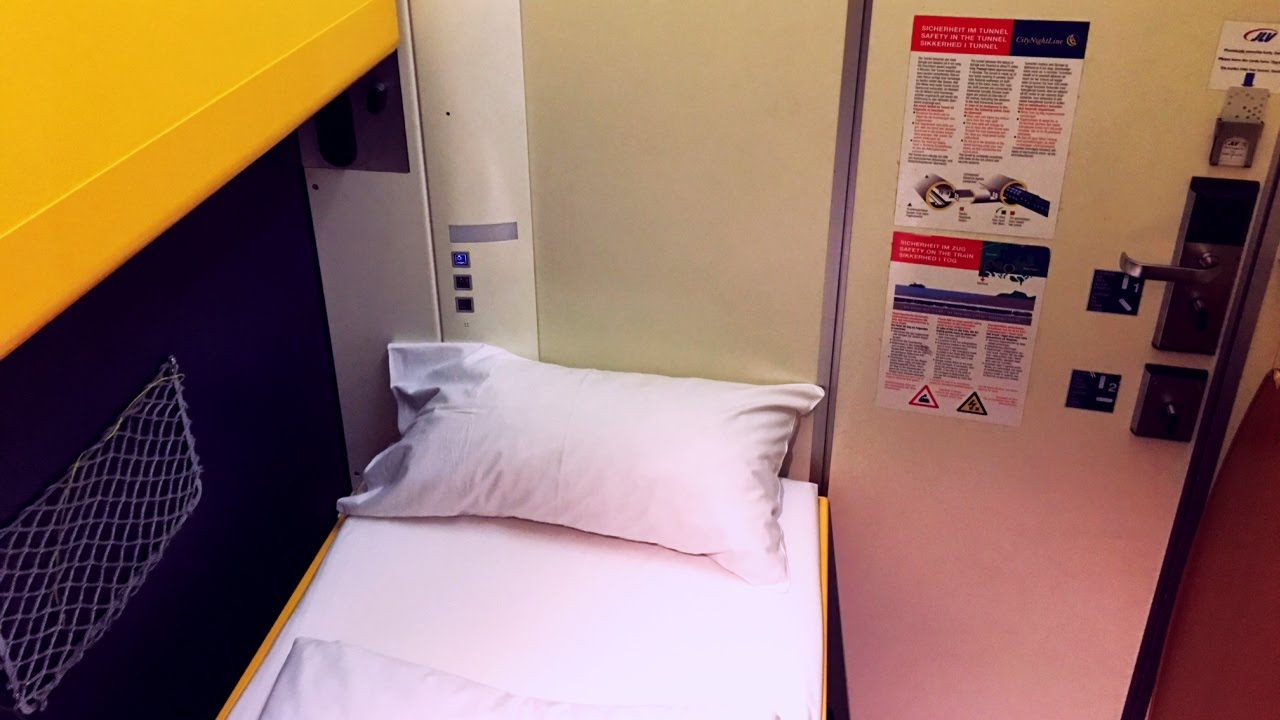 Amsterdam - Berlin in a private CityNightLine Sleeping Car Cabin