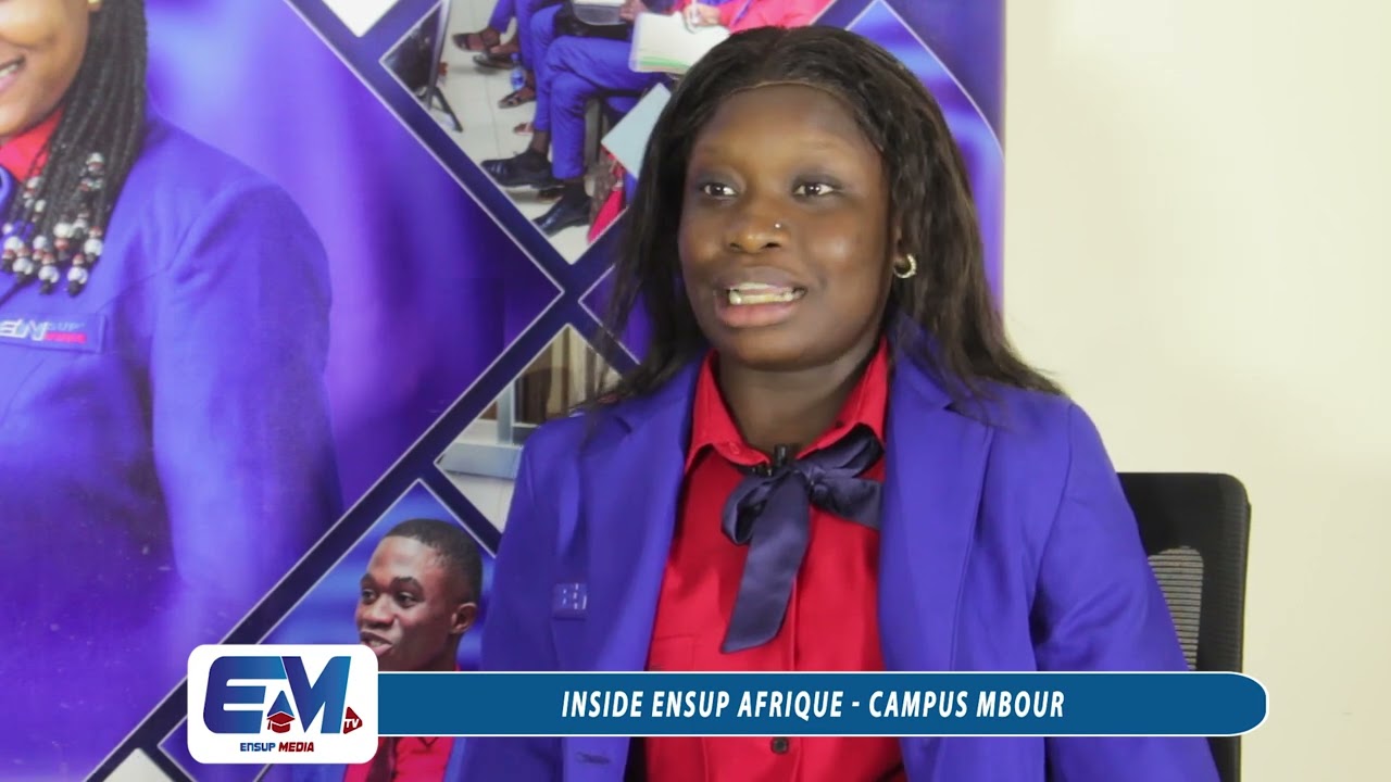Inside Ensup Reçoit:Jeanne Anne Faye et Binta Thérèse Mbinki étudiantes à Ensup Afrique Campus Mbour