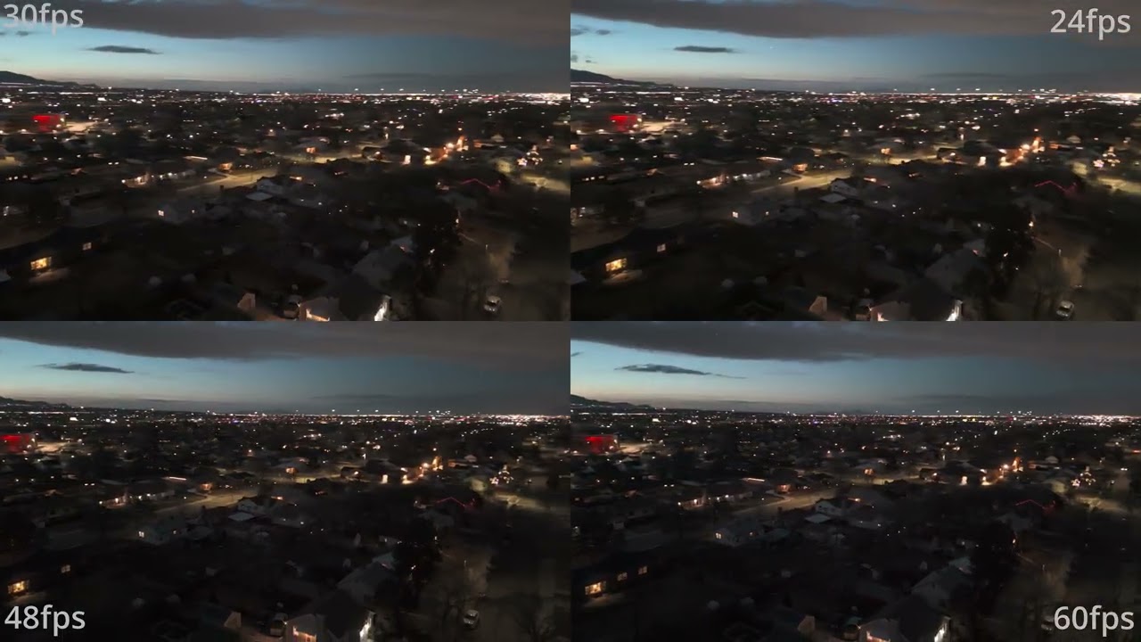 DJI Frame Rate Comparison