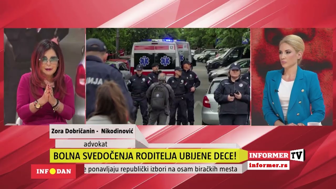INFO DAN - Jezive, potresne reči majke ubijene devojčice iz Ribnikara!