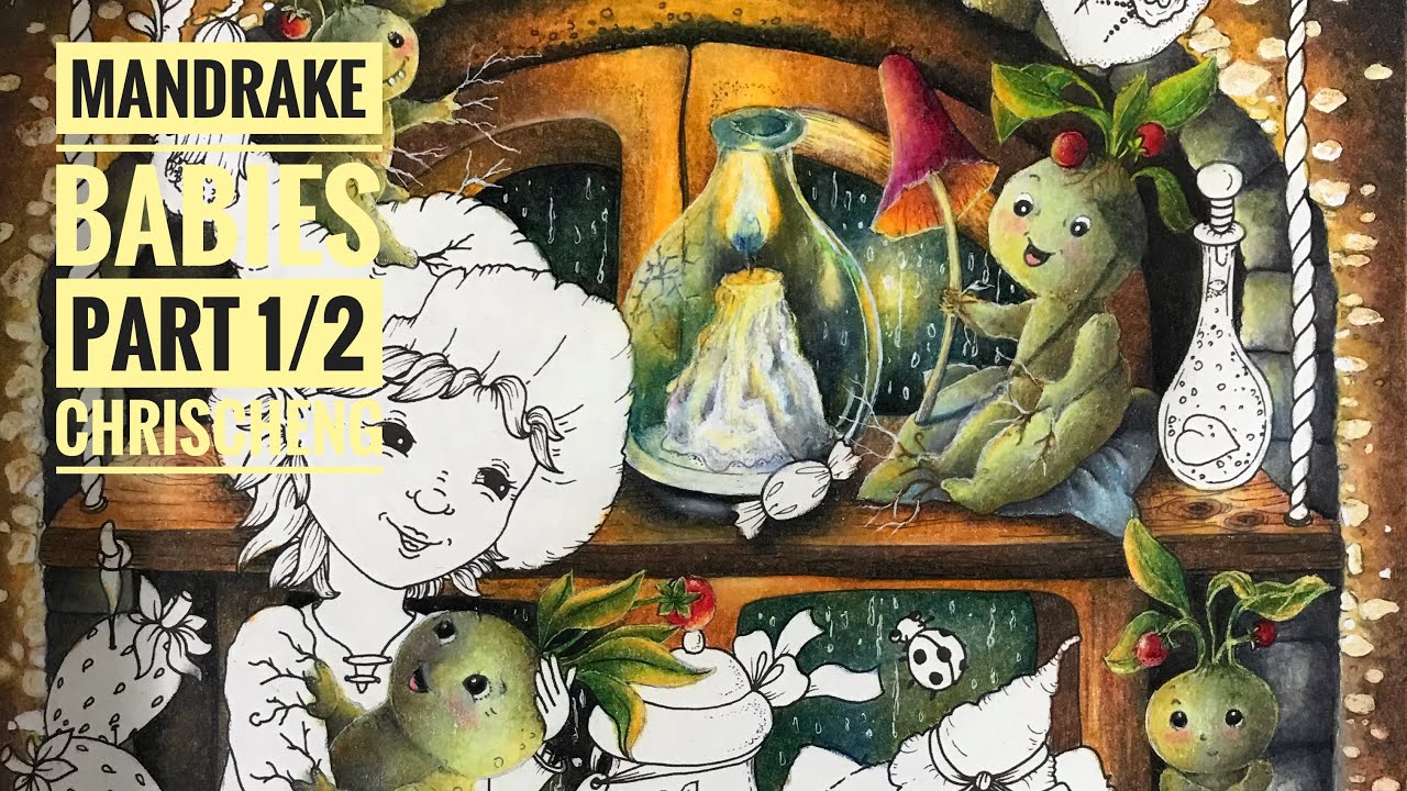 Mandrakes Babies: Part 1/2 - STEP BY STEP COLORING // Chris Cheng