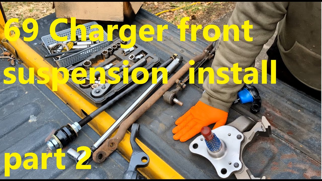ep142 My Yard is My Garage - 1969 Charger new suspension install Part 2