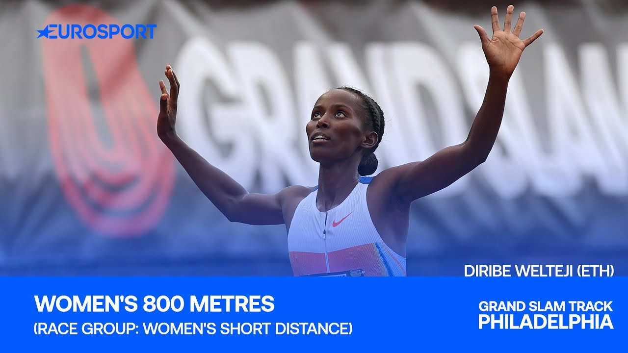 Diribe Welteji (ETH) beat Mary Moraa | Women 800m | Grand Slam Track | Philadelphia