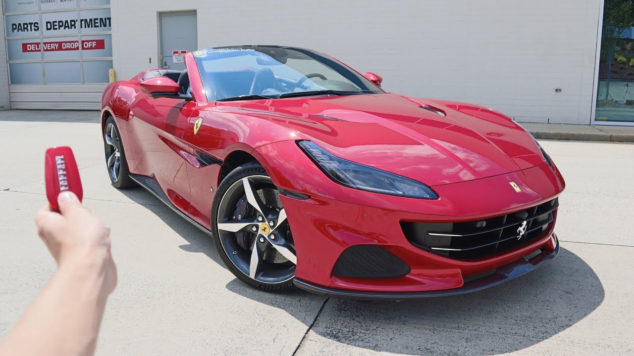 Ferrari Portofino M 2022 года: запуск, выхлоп, тест-драйв и обзор
