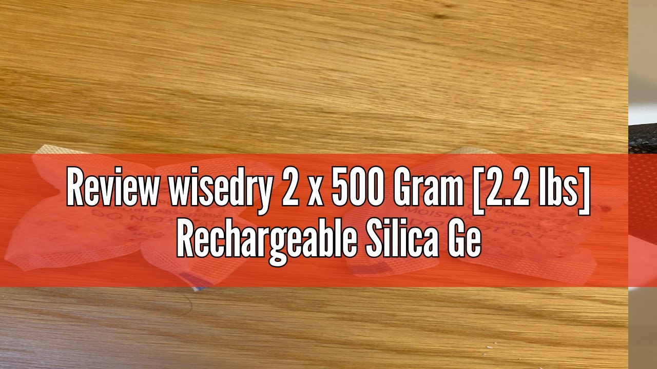 Review wisedry 2 x 500 Gram [2.2 lbs] Rechargeable Silica Gel Car Dehumidifier, Microwave Fast React