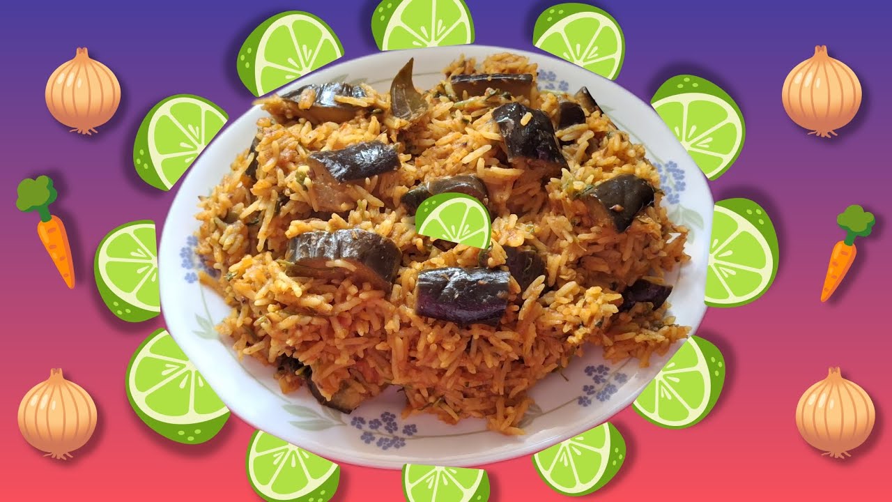 Aromatic, spicy, and perfect for lunch or dinner – this brinjal pulav is simple yet full of flavor.