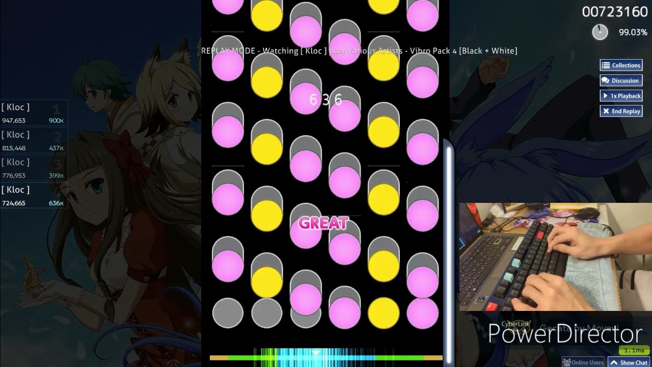 osu!mania Black + White 6k S