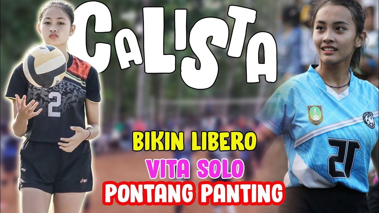 Calista Maya Bikin Libero Vita Solo Pontang Panting | Voli Tarkam Putri Terbaru 2021
