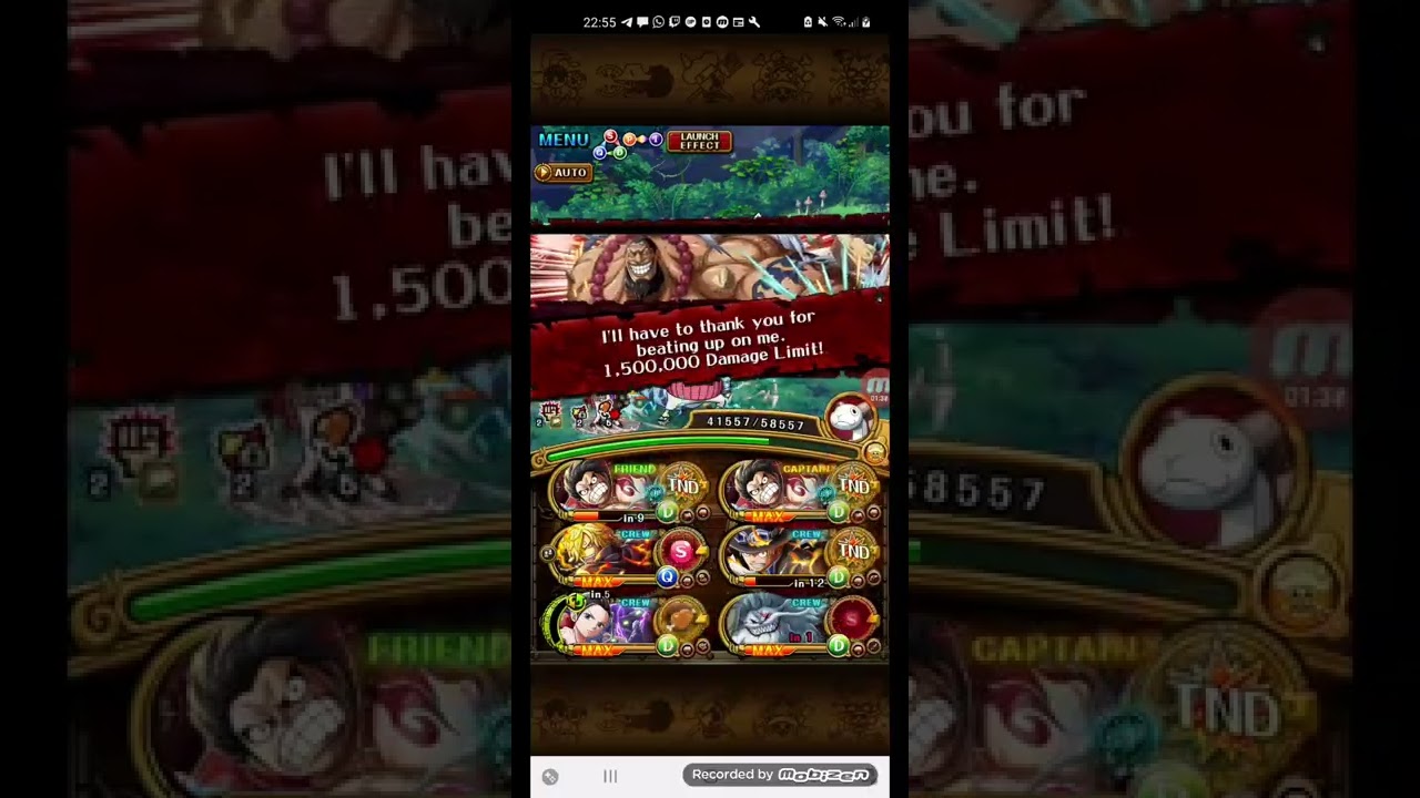 New dex luffy vs garp challenge worst generation