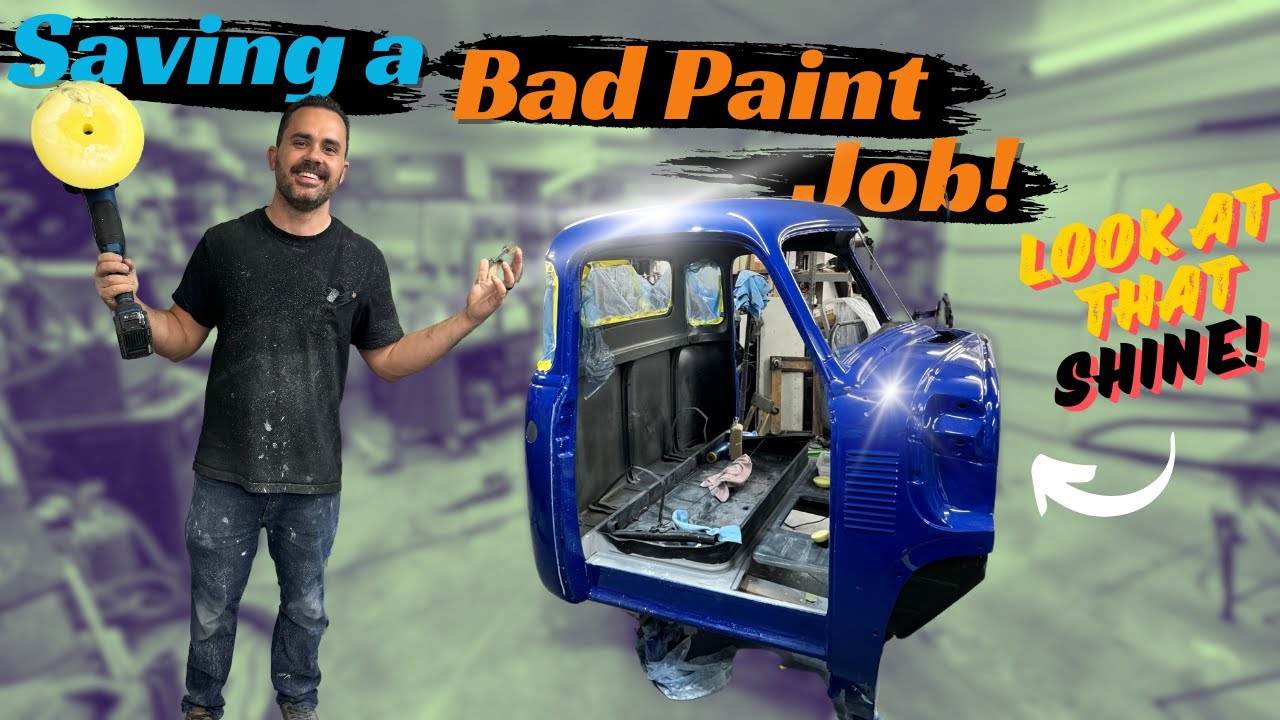 Fixing all MY Paint mistakes - Cut and buffing MY way to a better paint job! - 1953 GMC