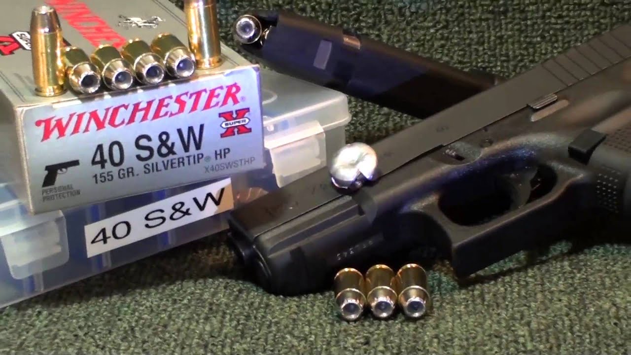 40 S&W Silvertip 155gr Ballistic Gel Test