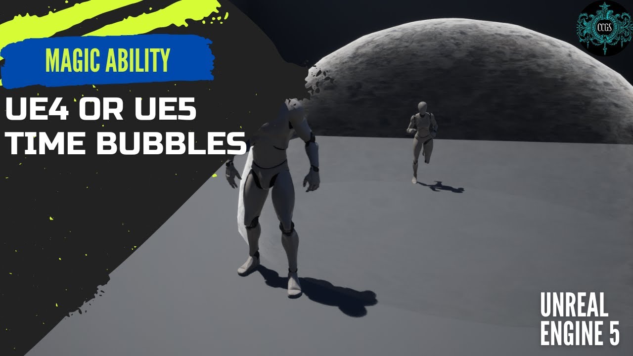 Unreal Engine Magic Ability: Time Bubbles! #ue4 #ue5 #unrealengine
