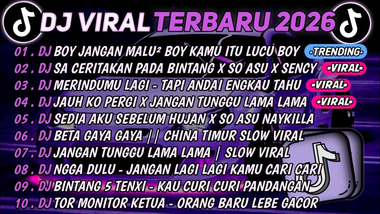 DJ TIKTOK TERBARU 2026🎵DJ BOY JANGAN MALU MALU BOY KAMU ITU LUCU BOY🎵DJ SA CERITAKAN PADA BINTANG 