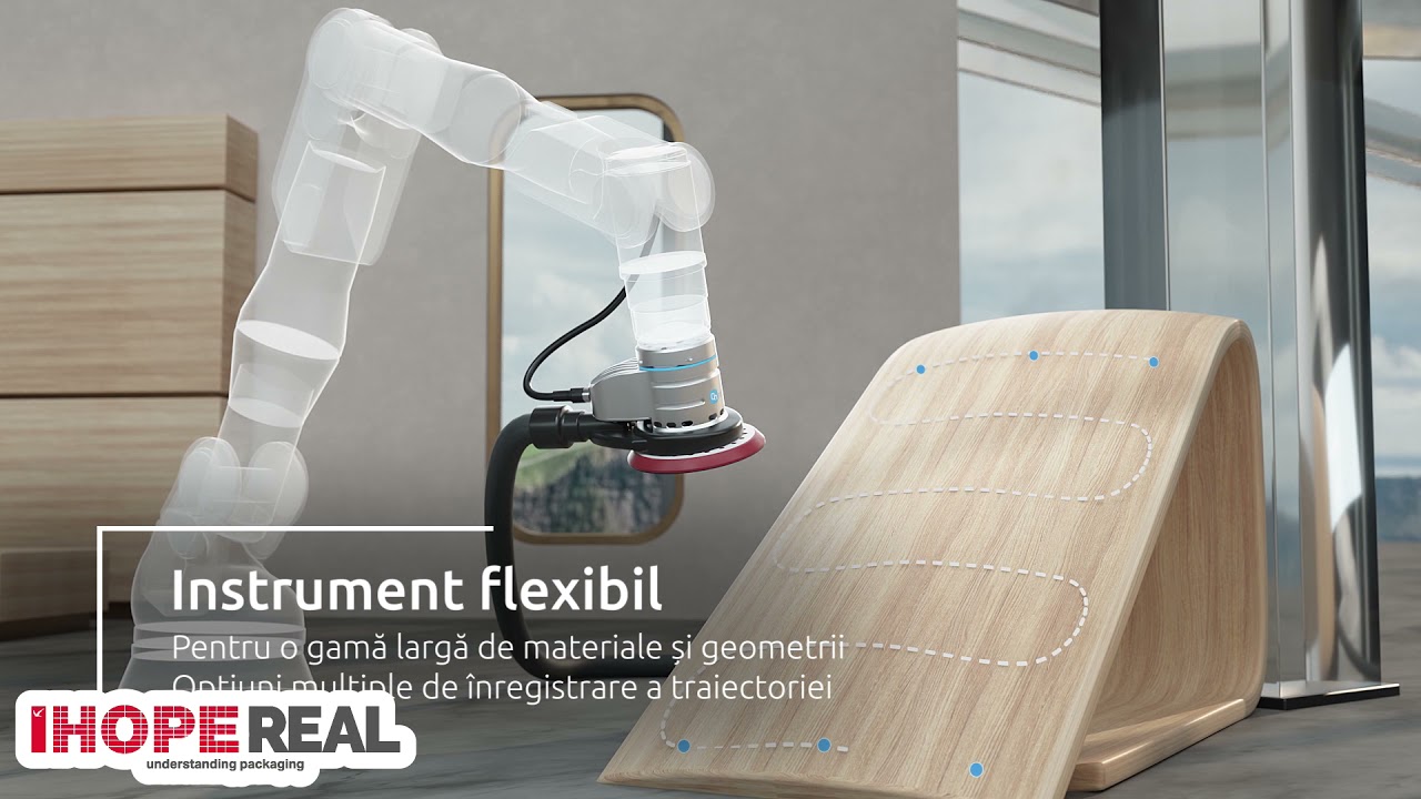 Gripper pentru Cobot - Functia ** Finisare (sander) - oferit in Romania de IHOPEREAL
