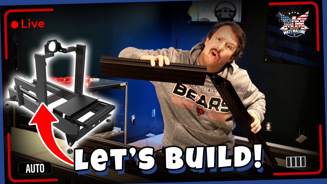 🛠 LIVE simracing cockpit build 🛠  ⚠️ !podium1 !win ⚠️