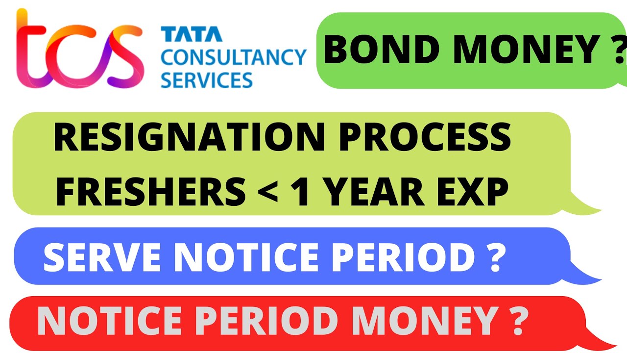 RESIGNATION PROCESS IN TCS FOR FRESHERS 2022 | WITHOUT SERVING NOTICE PERIOD IN TCS ? BOND MONEY ?