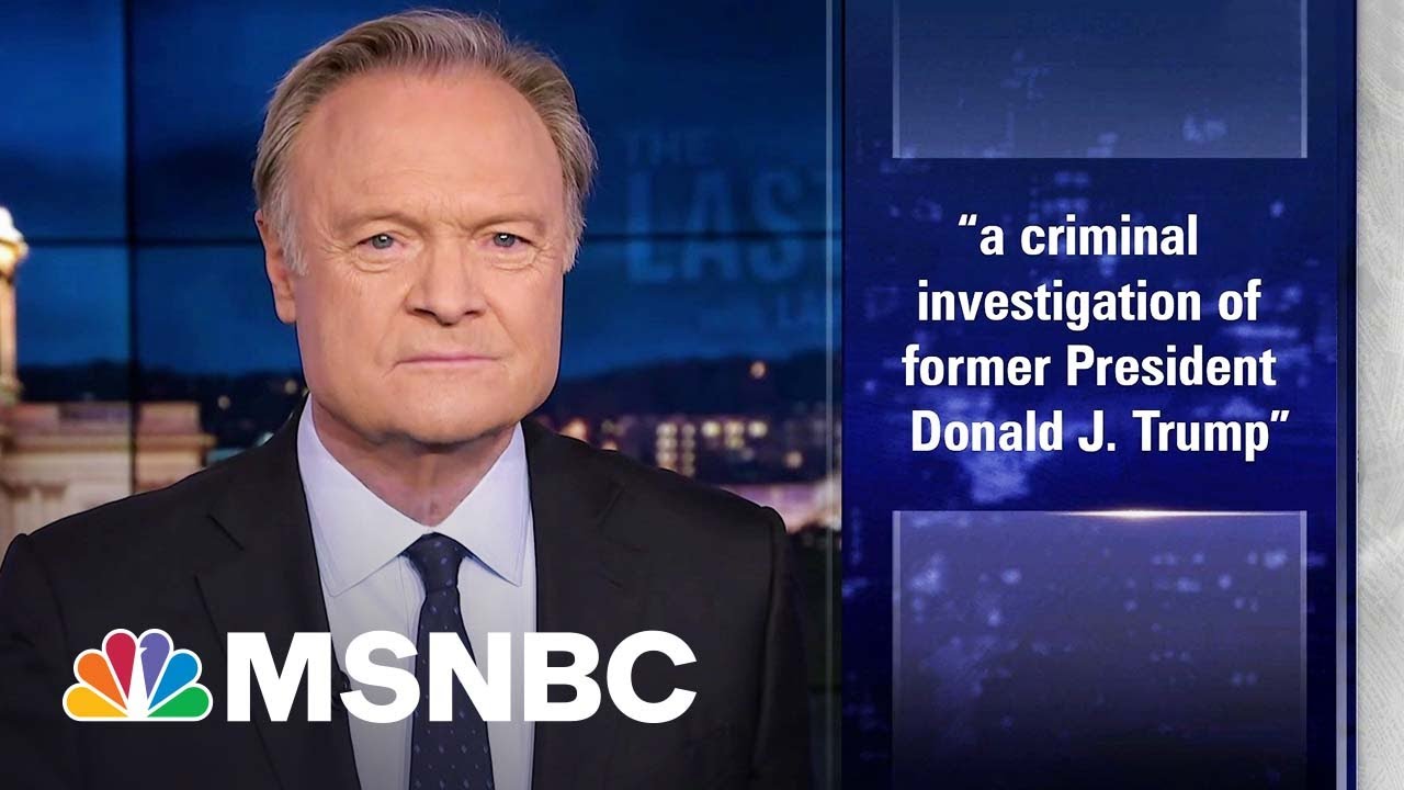 Lawrence: 'Profoundly Stupid' Trump Admits He Wanted To Steal Election