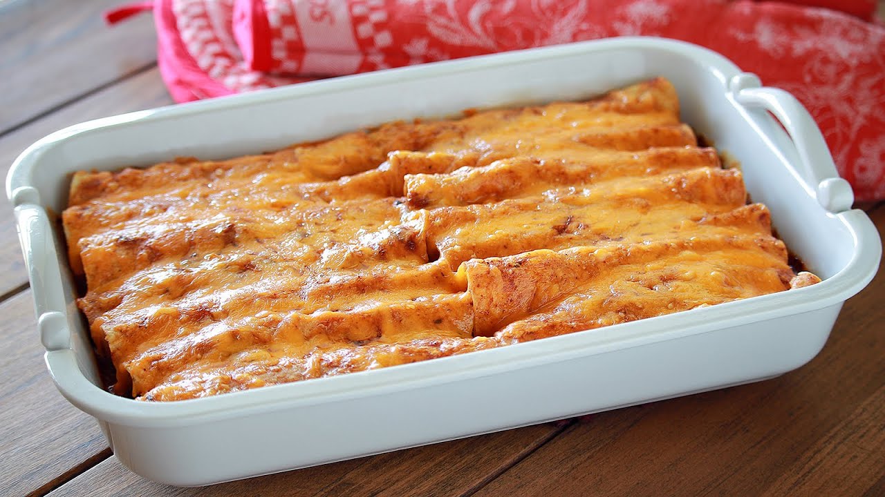 Homemade Beef Enchiladas for Dinner