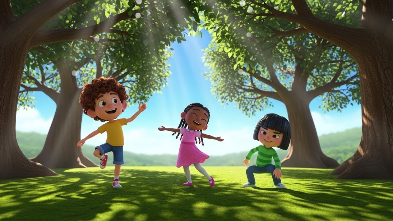 Sunny Day Fun Song ☀️🎵 | Happy Kids Nursery Rhyme | Playful Outdoor Adventure