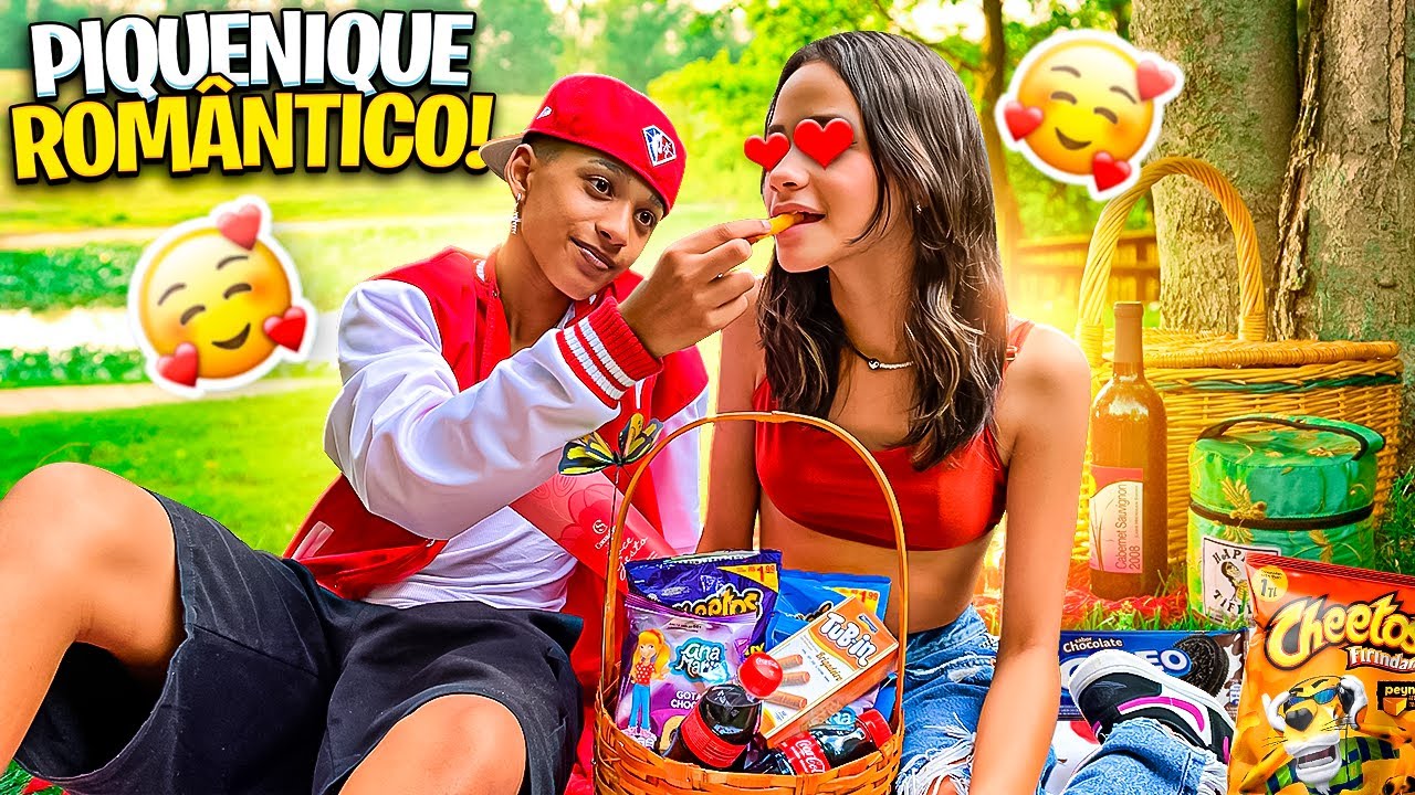 FIZ UM PIQUENIQUE ROMÂNTICO PARA MINHA CRUSH!