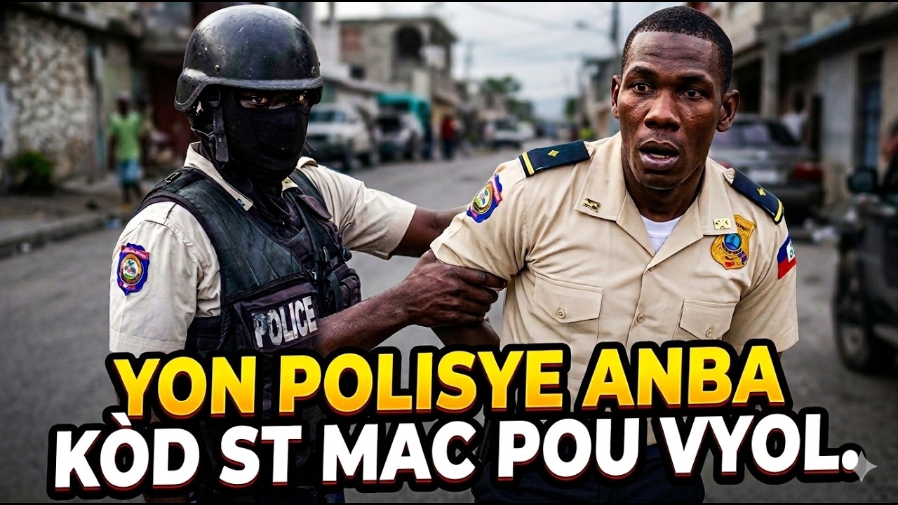 FLASH! Lapolis mete anba kòd yon polisye ki VY0LE ak ansent yon TlM0UN 16 Lane St Marc