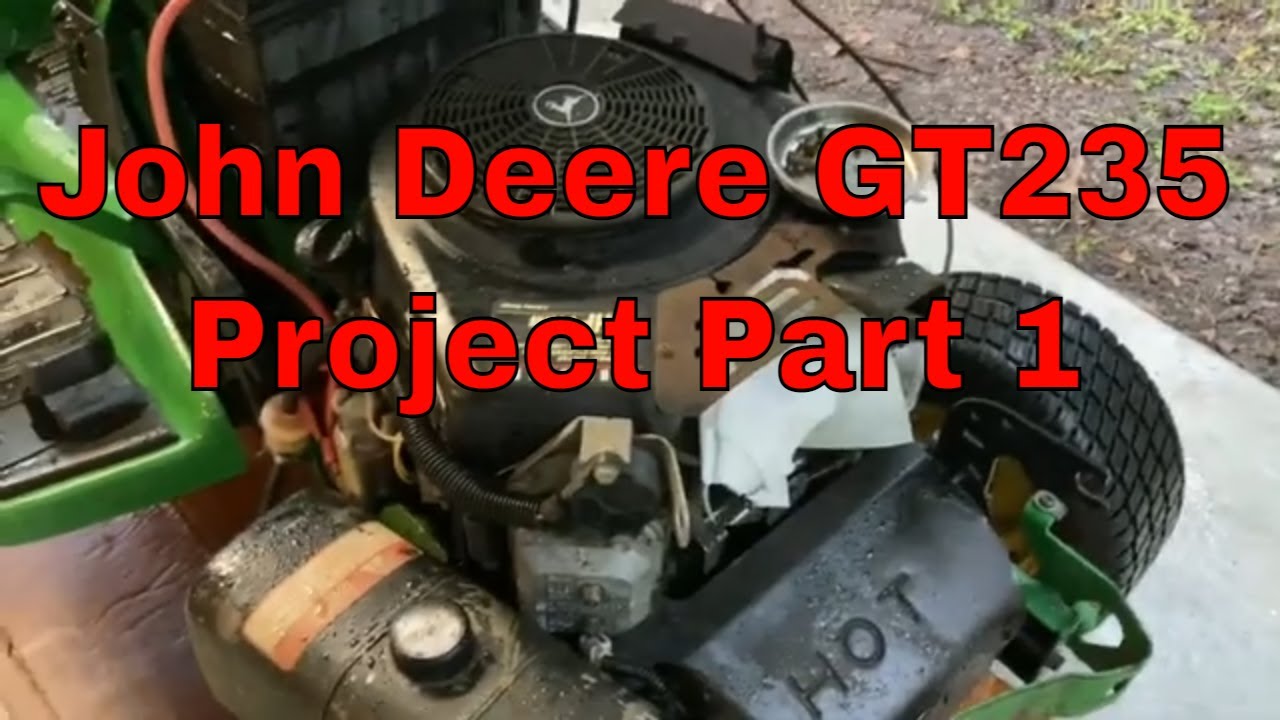 Проект John Deere GT235 (часть 1)