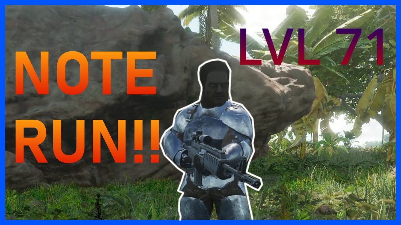 Ark ASA (note run) LVL 71 in 10 minutes 13 notes!