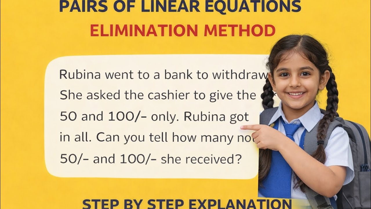 Pair of Linear Equations – Elimination Method Easy Trick | Telugu Explanation