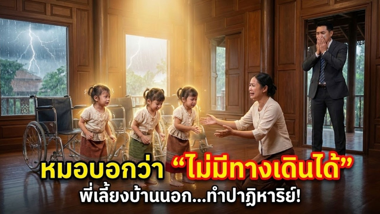 หมอบอกว่าลูกสาวทั้ง 3 จะเดินไม่ได้ จนกระทั่งพี่เลี้ยงคนนี้เข้ามา...#จดหมายหัวใจ