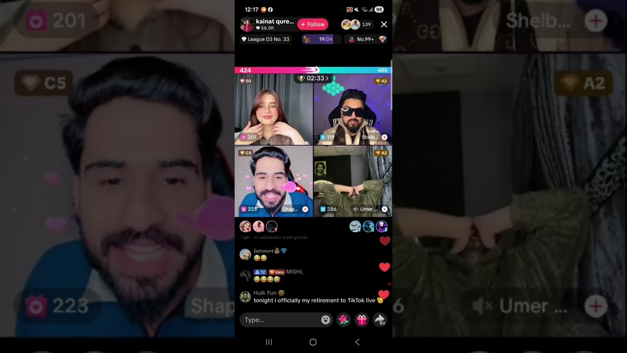 kainat qureshi tik tok live match today 20 01 2026