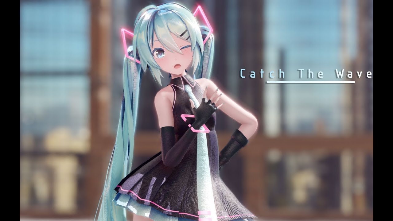 【VOCALOID MMD/60FPS】Hatsune Miku【Catch The Wave】