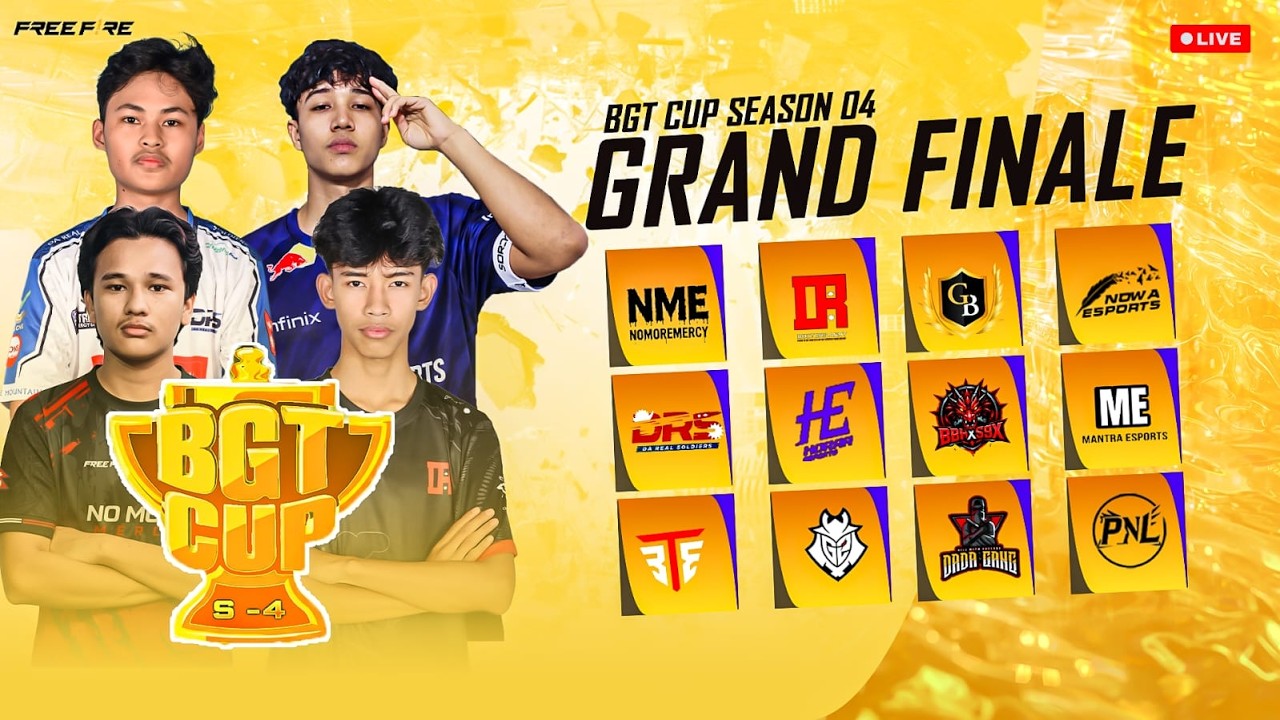 [ LIVE ]  HAWAW ESPORTS PRESENTS BGT CUP S-4 ~ GRAND FINAL ~ THE UNKNOWN ESPORTS