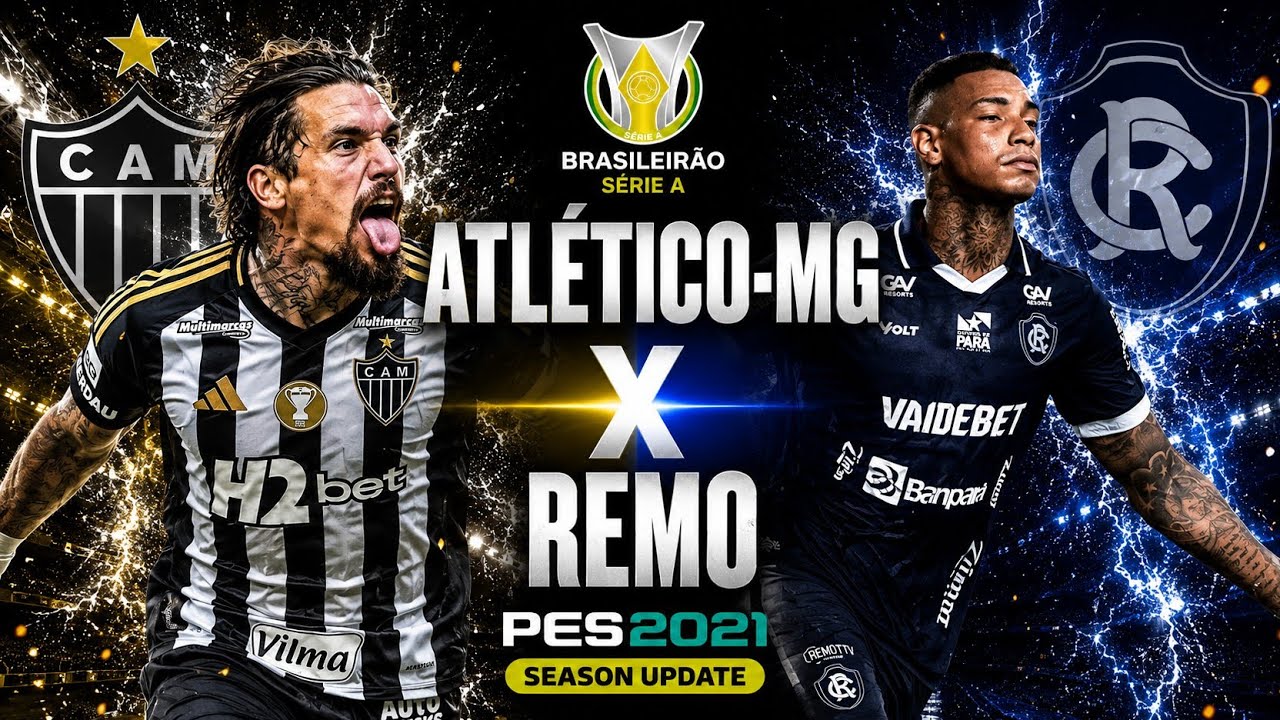 FUTPES MANIA | Atlético Mineiro x Remo | Jogo Completo | PES 2021