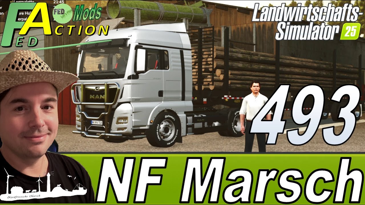 LS25 🚜 493 NF Marsch 4fach Das Feld 46 soll größer werden #landwirtschaftssimulator25 #letsplay