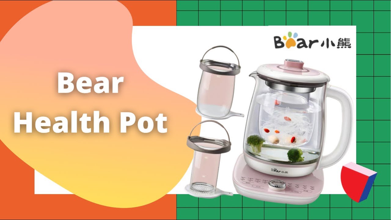 Bear Electrical- Health Pot  Bird Nest & American Ginseng