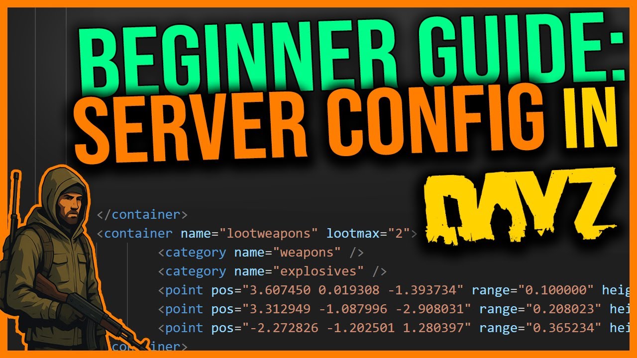 Руководство для начинающих по настройке сервера DayZ: XML и JSON файлы