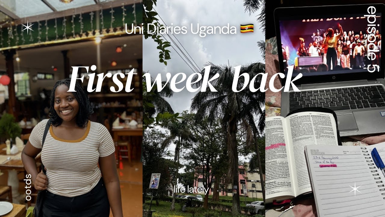 A Realistic First Week Back at University 🇺🇬 | Lectures, OOTDs, Bible Study & Life Lately