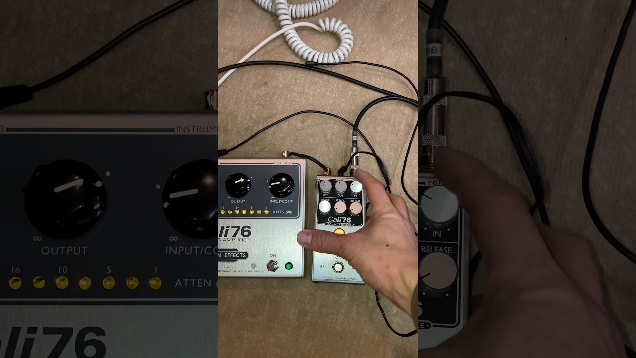 Origin Effect Cali76 tx with Ampeg B12N