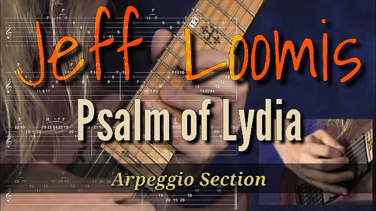 Jeff Loomis Lesson | Psalm of Lydia Arpeggio Section