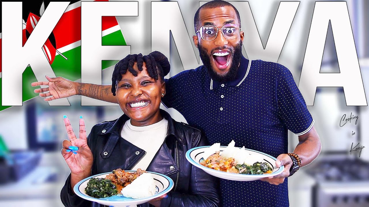 Cooking in KENYA! 🇰🇪 | Beef Stew, Sukuma Wiki & Ugali | COOPSCORNER