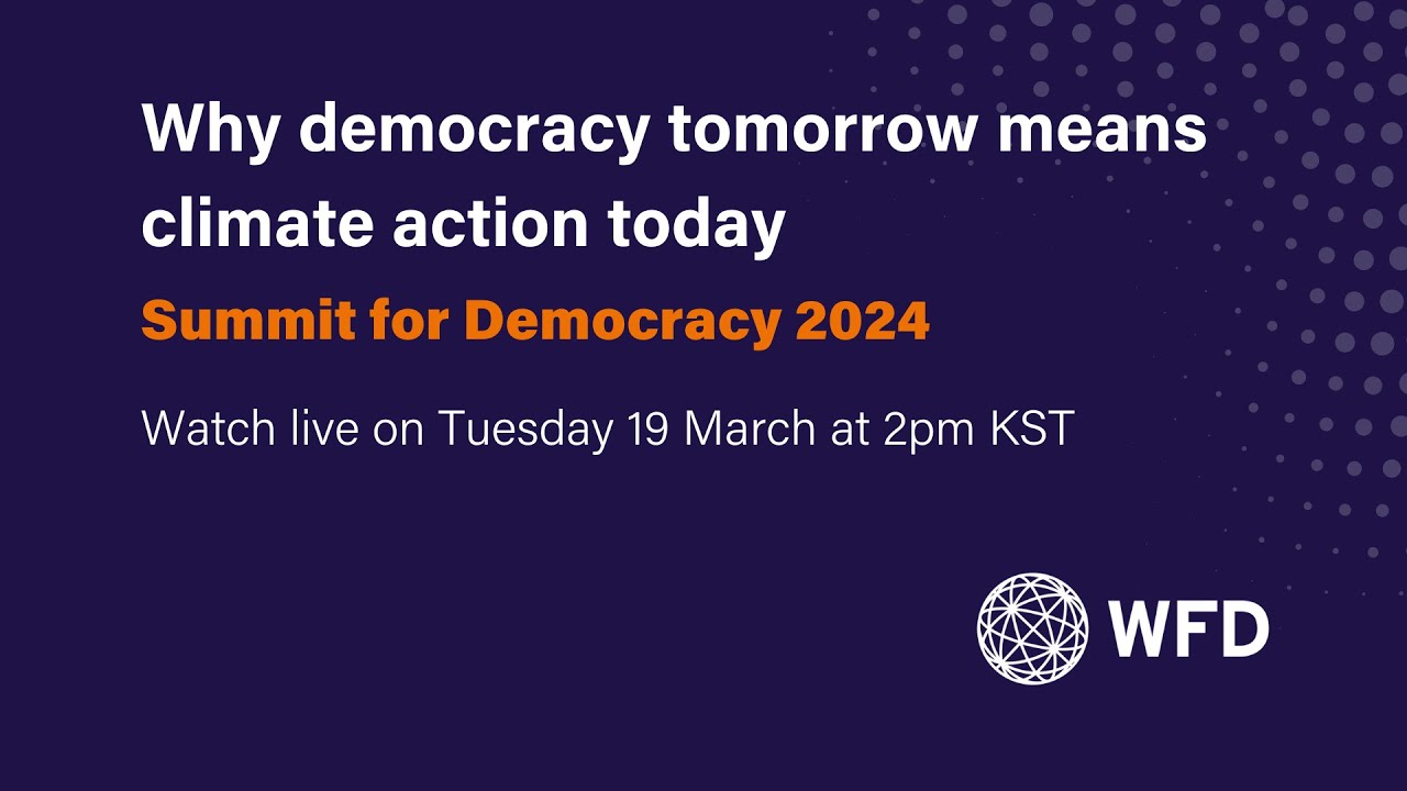 Why democracy tomorrow means climate action today