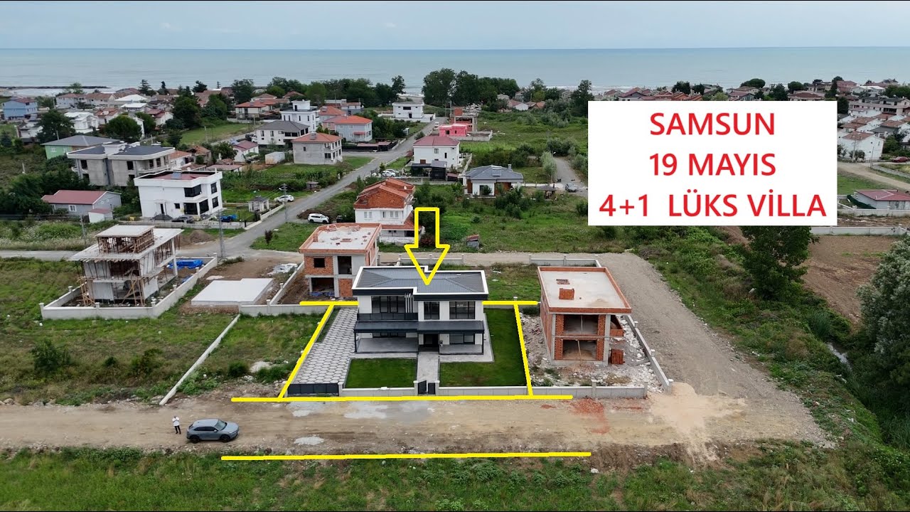 SAMSUN SAHİLDE SATILIK LÜKS VİLLA