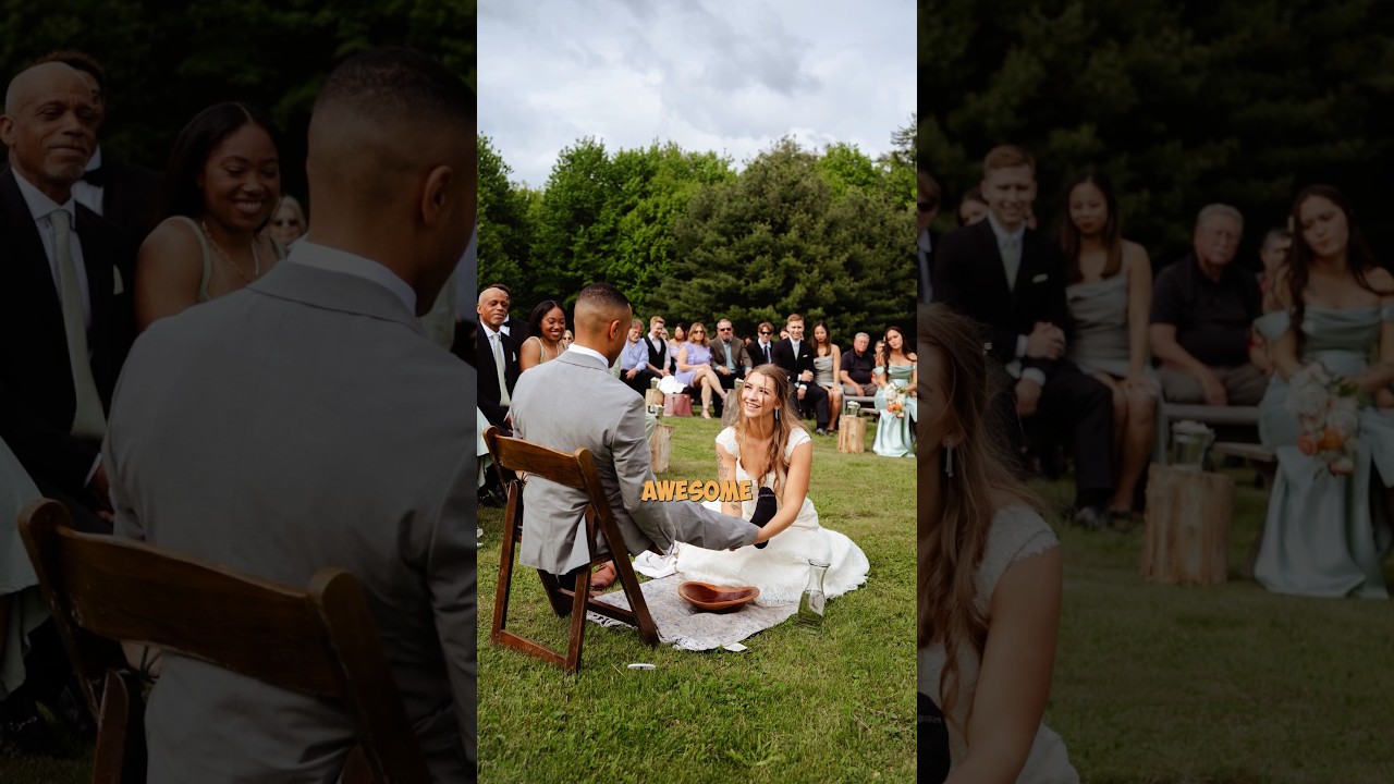 Christian Wedding Tip: Foot Washing Ceremony ✝️🤍 Bring Faith to Your Wedding #faith #wedding