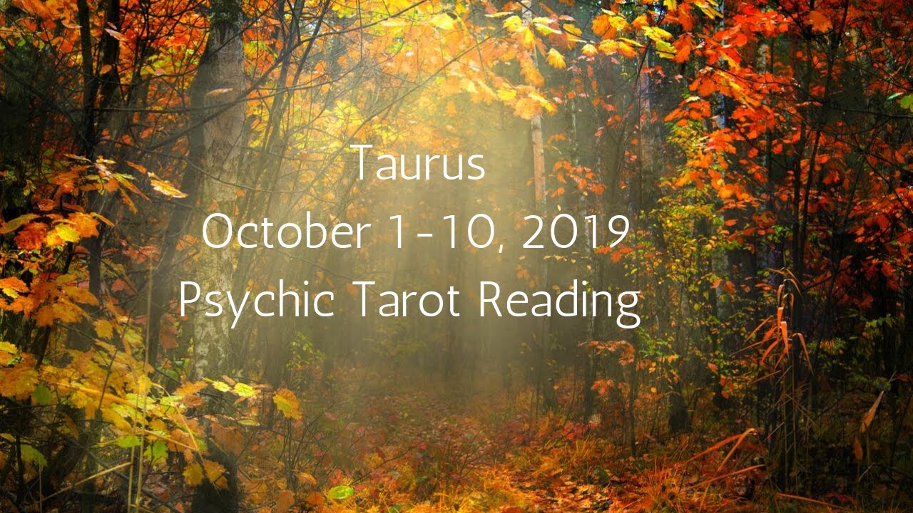Taurus, There's A Power About You That Wont Be Held Back // Psychic Tarot Reading October 2019