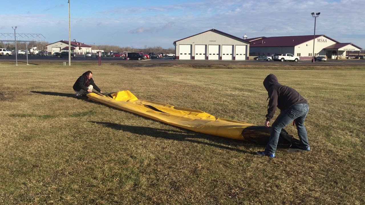 How to fold up your boat lift canopy.