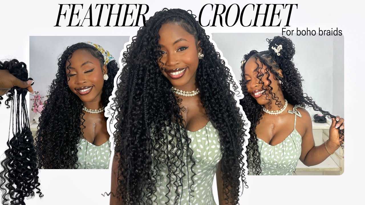 OMG! I USED AN UPGRADED CROCHET FOR MY BOHO BRAIDS FT Ywigs 