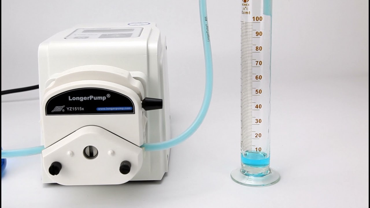 L100 1S Peristaltic Pump Flow Rate Calibration Demo