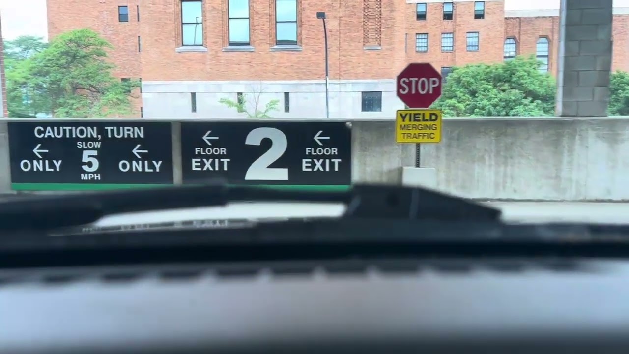 Parking garage tour! Touring the P1 Bowery Parking Garage @ Akron Children’s Hospital in Akron OH