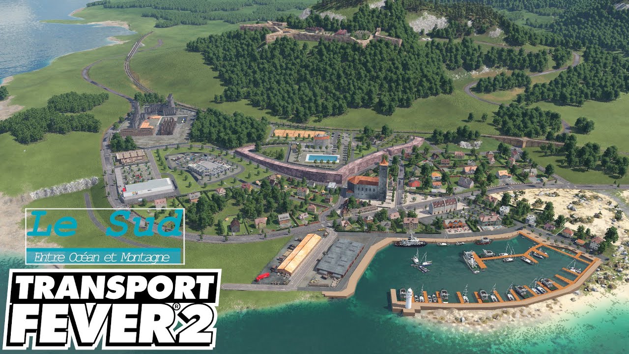 Commerces et industries du village côtier - #3 | Transport Fever 2 | Le Sud